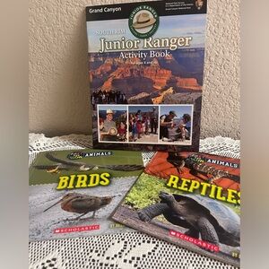 3 Children’s Paperback Scholastic Books - With Amazing Nature Info For Ages 4/up